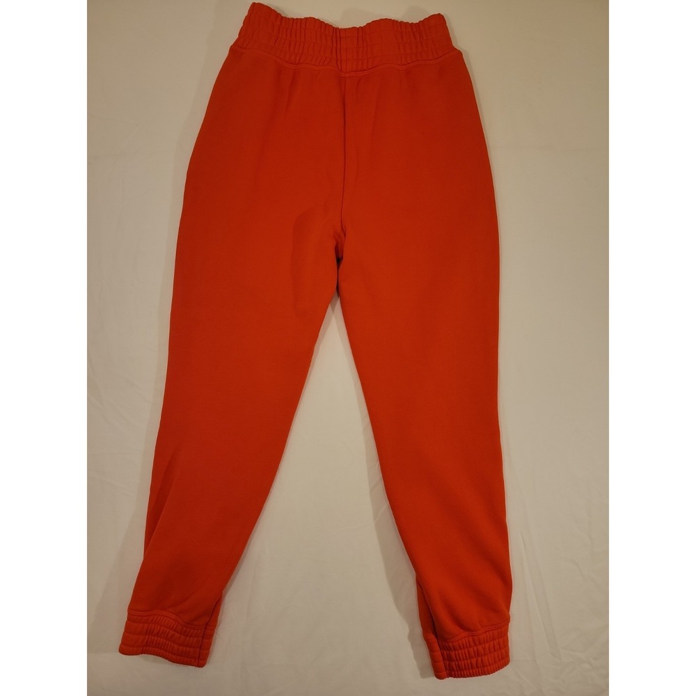 Fabletics Linda High Waisted Jogger Womens S Orange Activewear Stretchy Joggers - Picture 5 of 6